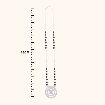 Minimalist Silver Stone Mangalsutra